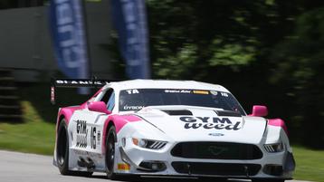 Chris Dyson Leads Practice at Home Track of Lime Rock Park